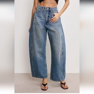 NWT Good American Extreme Barrel Jean Size 15plus